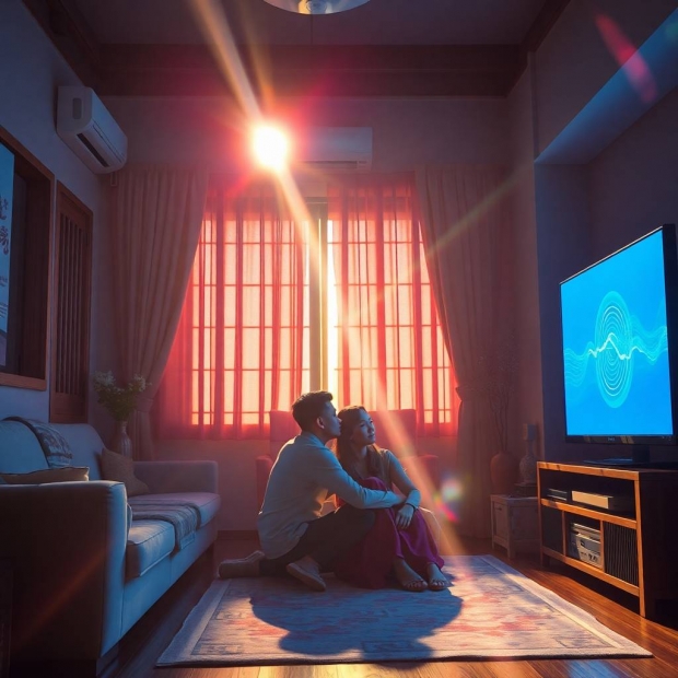Bright lens flare, futuristic sci-fi style, advanced technology, space elements, light streaks, vibr