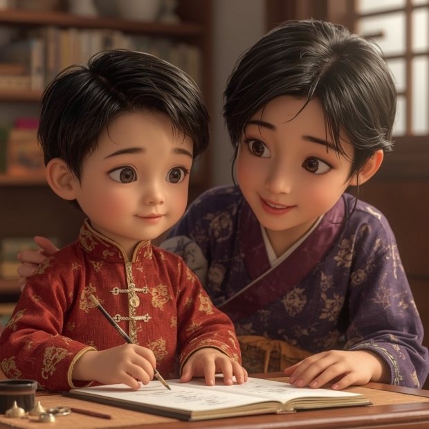 Lucid_Realism_A_polite_and_kindhearted_young_boy_with_a_gentle_1.jpg