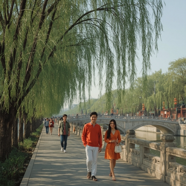 Lucid_Realism_A_vibrant_scene_of_Beijings_Jingcheng_Avenue_lin_1.jpg