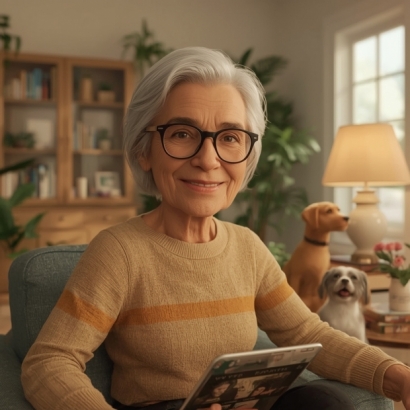 Lucid_Realism_A_60yearold_senior_with_a_gentle_face_subtle_wri_2.jpg
