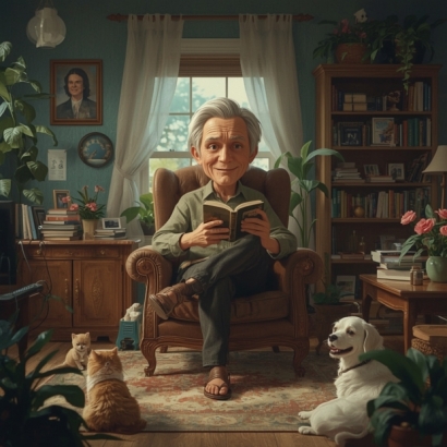 Lucid_Realism_A_60yearold_man_with_a_kind_face_silver_hair_and_0.jpg
