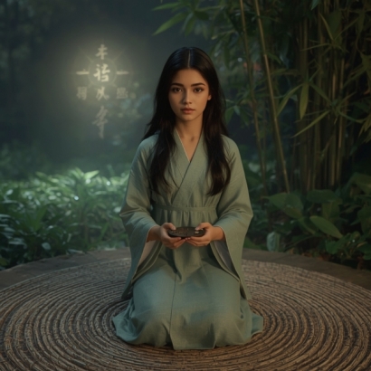Lucid_Realism_A_serene_and_mystical_3D_scene_depicting_a_young_3.jpg