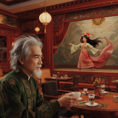 Lucid_Realism_A_50yearold_scholar_with_a_gentle_face_and_wispy_2.jpg