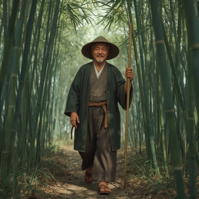 Lucid_Realism_A_50yearold_scholar_wearing_traditional_attire_i_0.jpg