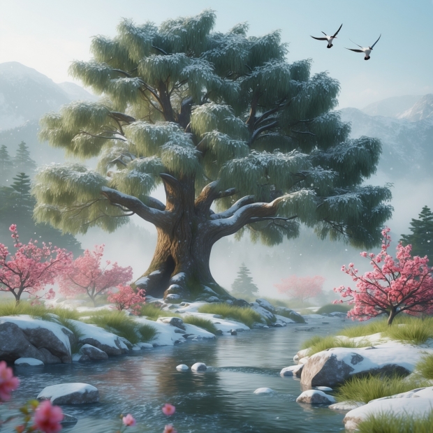 Leonardo_Phoenix_10_A_serene_3D_scene_of_an_ancient_pine_tree_0.JPG