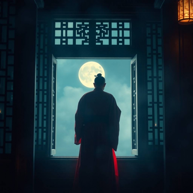 An ethereal spiritual vibe, soft cinematic haze, bright vibrant colors, featuring a 40-year-old Tang