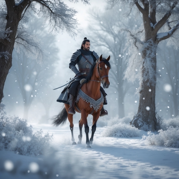 Leonardo_Phoenix_10_A_majestic_solitary_horseman_dressed_in_tr_0.JPG