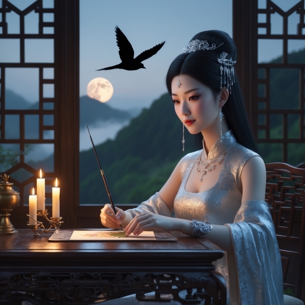 Leonardo_Phoenix_10_A_beautiful_Chinese_woman_with_porcelain_s_0.JPG