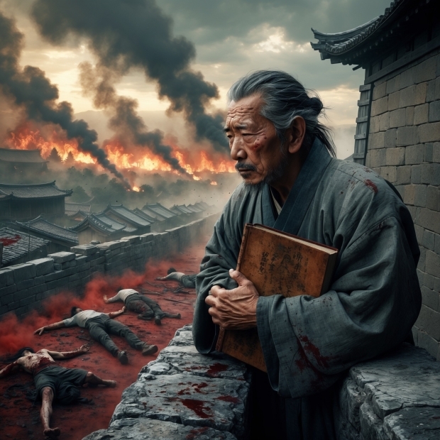 Leonardo_Phoenix_10_A_weary_50yearold_Japanese_scholar_stands_0.JPG